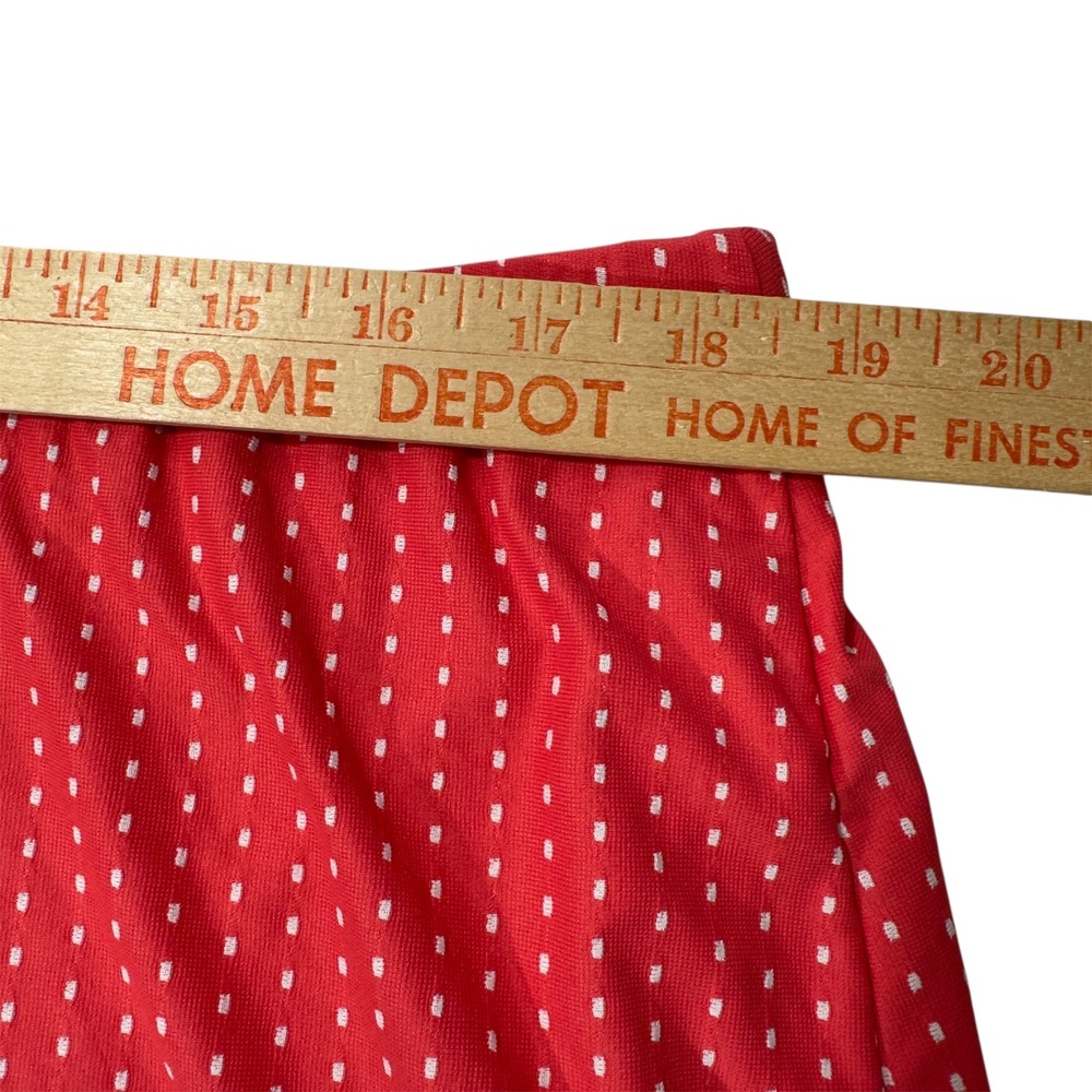 Swim by Cacique Womens Coral White Micro Dot‎ High Waist Swim Skirt Size 20 - Picture 3 of 11